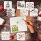 30PCS Christmas Stencils - 3x3 Inch Small Stencils for Painting on Wood(Christmas)3"L x 3"W